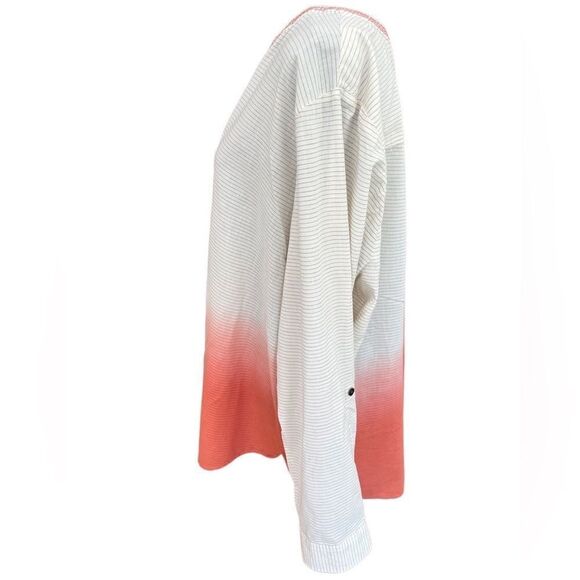 Sonoma split neckline ombré tunic with tab sleeves size 2X - Picture 4 of 6